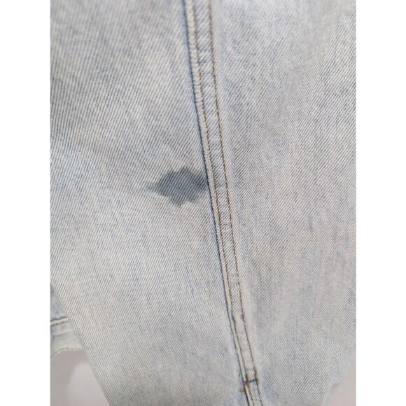 Vintage GAP Denim Jacket XL Oversized Light Wash Distressed - Picture 7 of 8